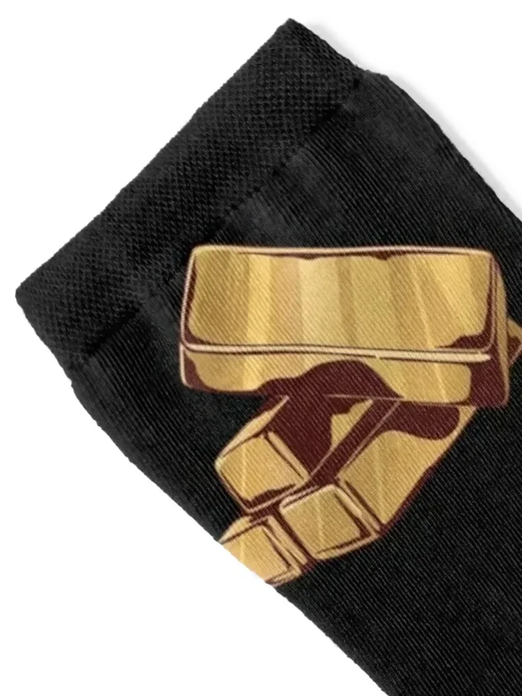 Gold bars, gold Socks shoes Men's essential Crossfit Luxury Woman Socks Men's