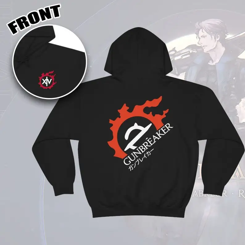 Gunbreaker - For Warriors of Light & Darkness FFXIV MMORPG hoodie unisex