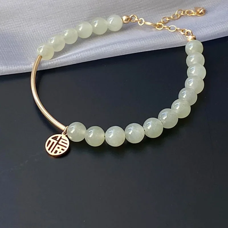 

New in Chinese Style Emerald Bracelets for women Light Luxury Charm Bracelet Party Wedding Gift High Quality Jewelry