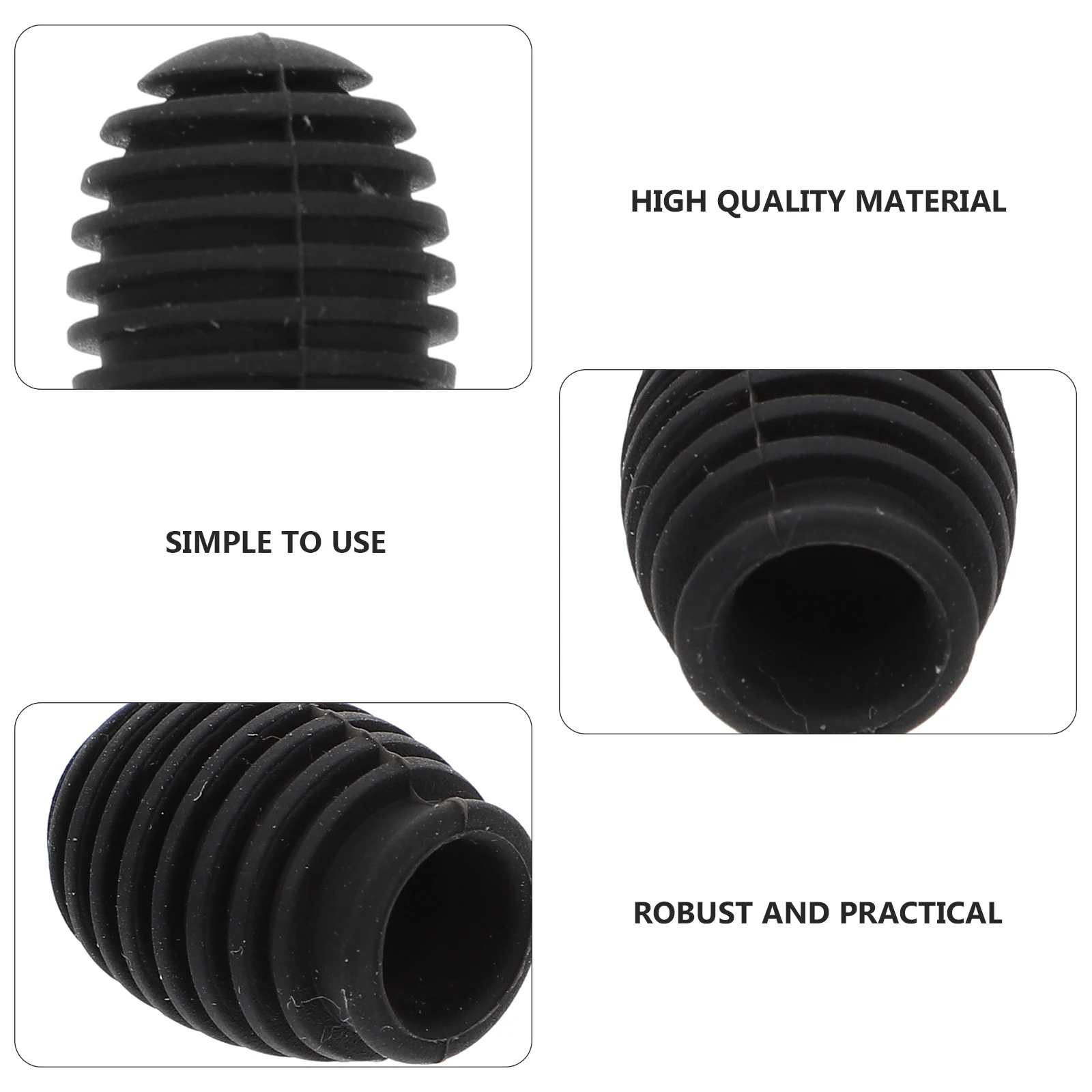 

Drumstick Protector Dampeners Silencing Mute Tip Covers Kit Snare Muffler Silicon