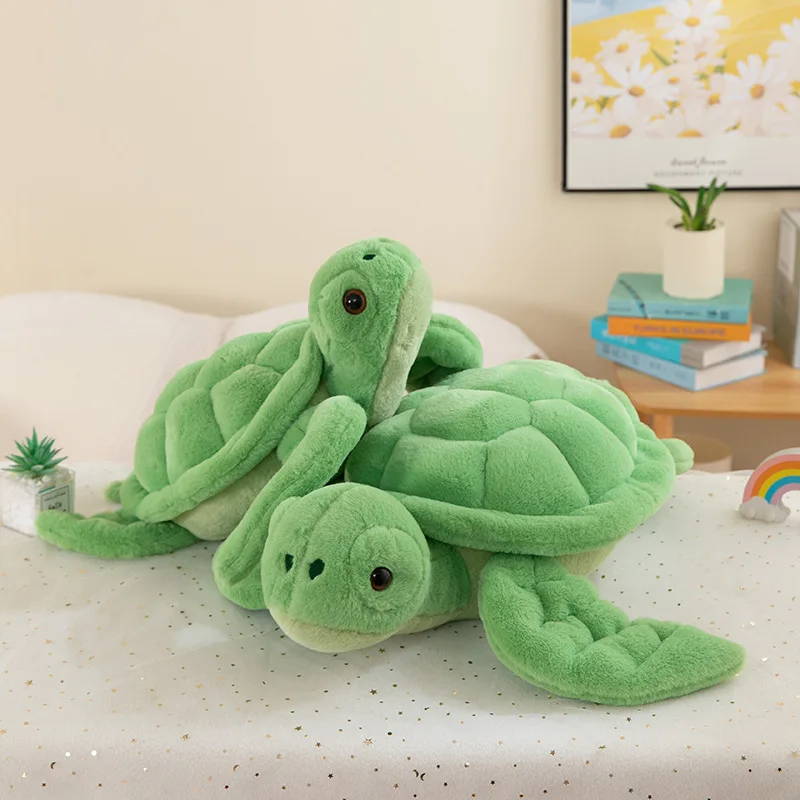 

50/60/70 Kids Toys Cute Baby Super Green Stuffed Tortoise Turtle Animal Plush Baby Toy Gift Hot Mbirthday Gift