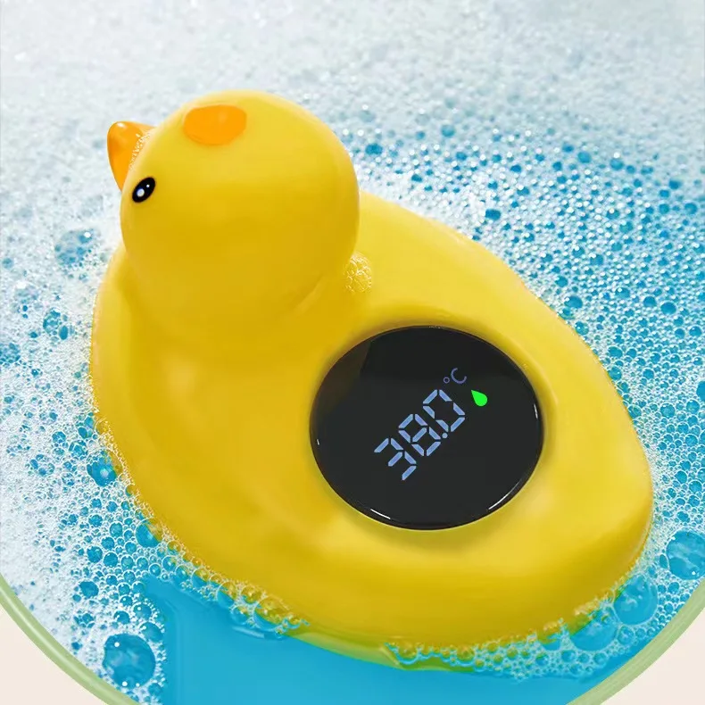 DA-201 Factory Waterproof Duck Shape Floating Toy Digital Baby Bath Thermometer