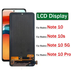 New LCD Display For Redmi Note 10 Pro 4G 5G Note 10S M2101K7AI LCD Display Screen Digitizer For Redmi Note 10 Pro