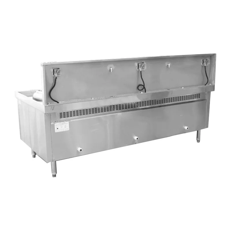 Three Heads And Two Tails Frying Stove, Commercial Three-eye Induction Cooker Wok, Energy-saving Electric Frying Stove