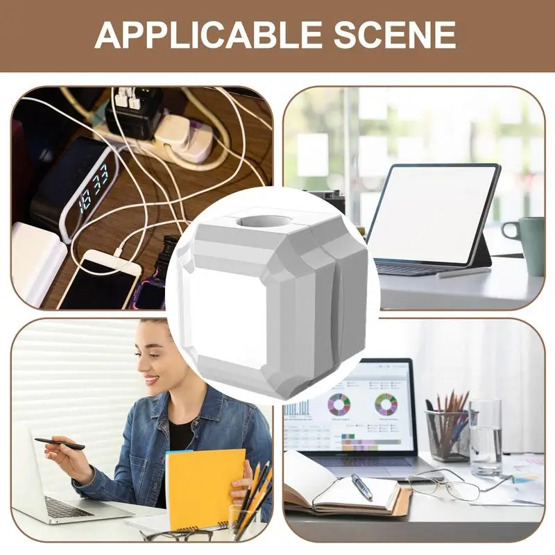 Magnetic Cable Clips Cable Multifunctional Cord Holder Under Desk Cable Management Wire Keeper Cable Cord Organizer Holder