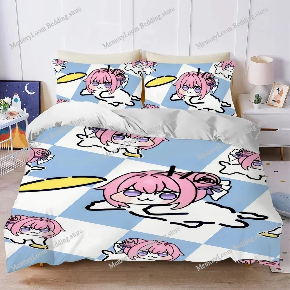 

Cute N-Nikke D-Doro Doll Duvet Cover Set Home Style Bedding Soft Laundry Cotton Bed Student Dormitory Gift Home Textileextile741
