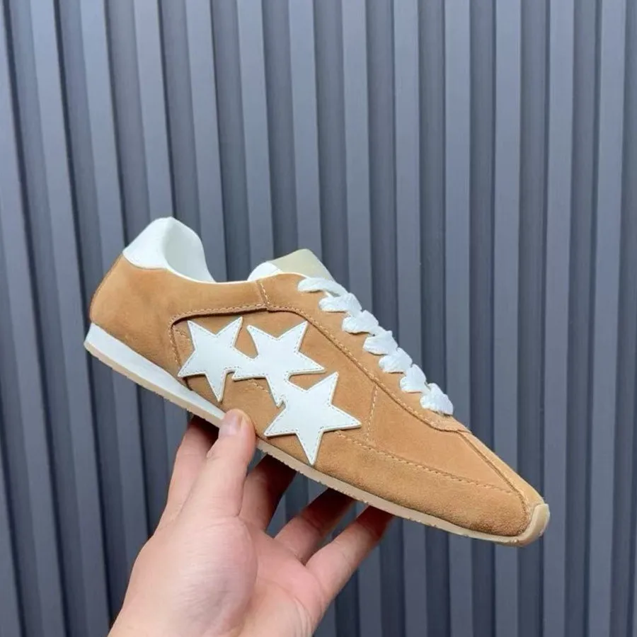 

2025 Autumn/Winter New Genuine Leather Training Shoes for Women, Genuine Leather Casual Sports Shoes for Men, Forrest Gump Shoes