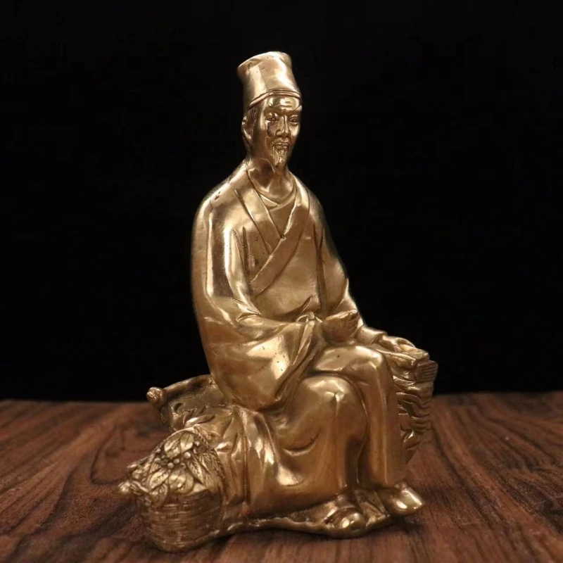 Li Shizhen The Legendary Physician And Medicine King Sits As A Figurine