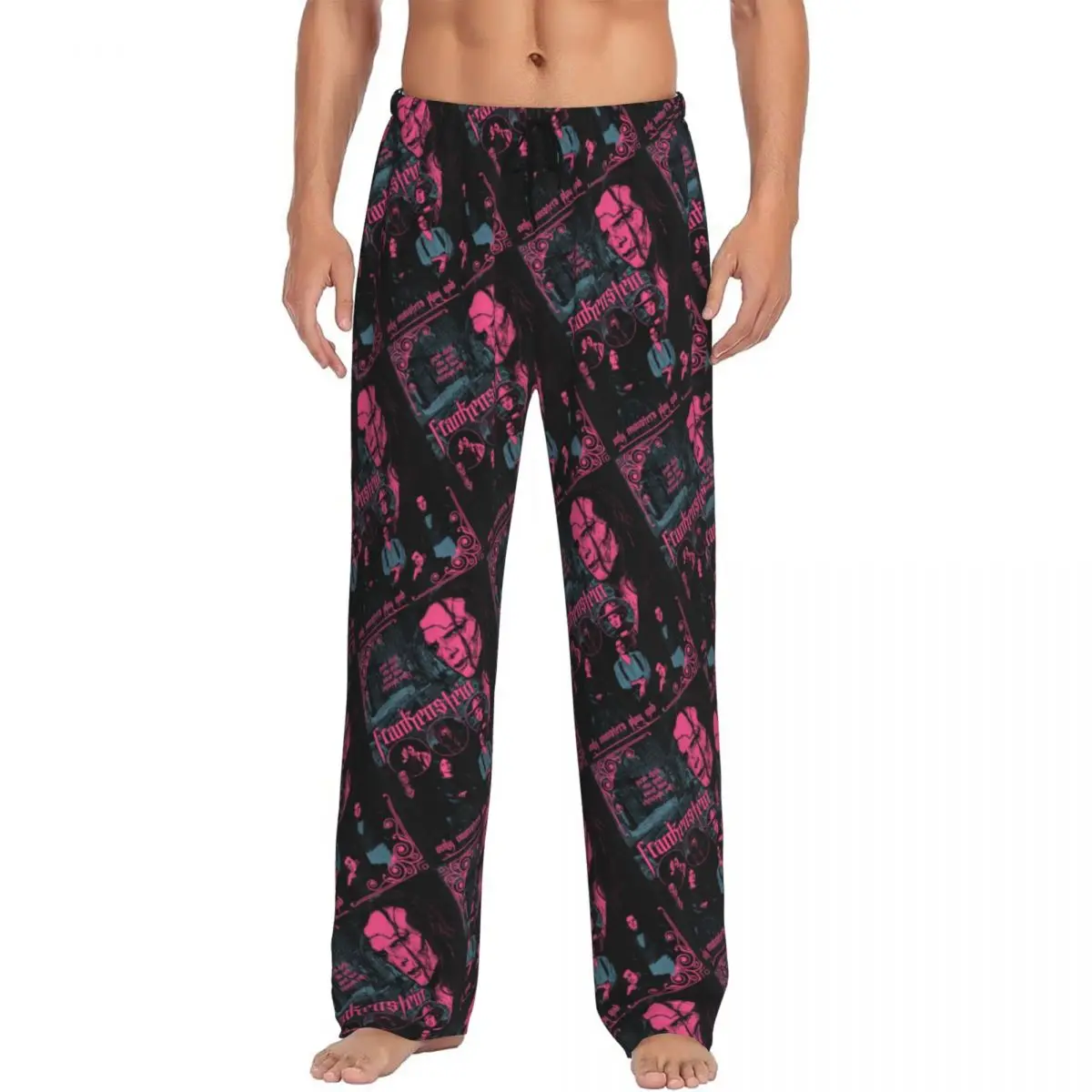 

Мужские пижамные штаны с принтом «Невеста Франкенштейна», одежда для сна из фильма ужасов, штаны для сна с карманами