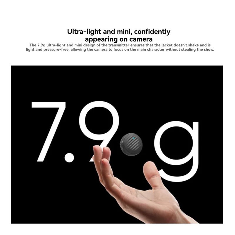 A13E-For Insta360 X5 Mic Air Wireless Microphone Transmitter For X5 Magnetically Clamped Microphone Accessory 1 TX 1 RX