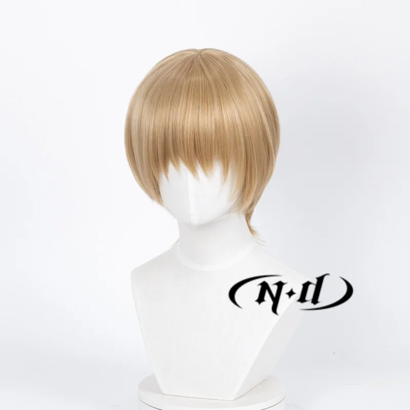 

ND Home Tsunri Silver Soul Косплей Парик Реактивный Коголовный Топ Желый Светло-Коричневый Льняной Слэ Косплей Аккор