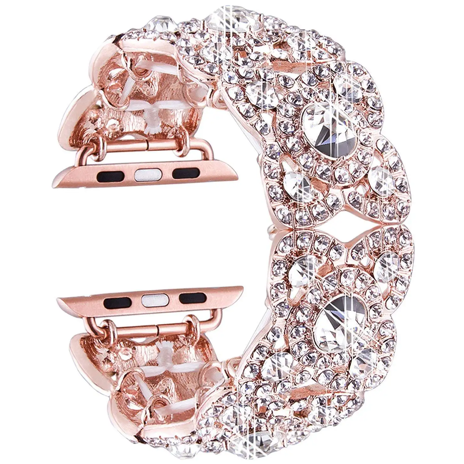 حزام الماس لساعة أبل الترا 49 ملم بلينغ المعادن معصمه iWatch Series 8 7 6 SE 5 4 3 38 ملم 40 ملم 42 ملم 44 ملم 41 ملم 45 ملم