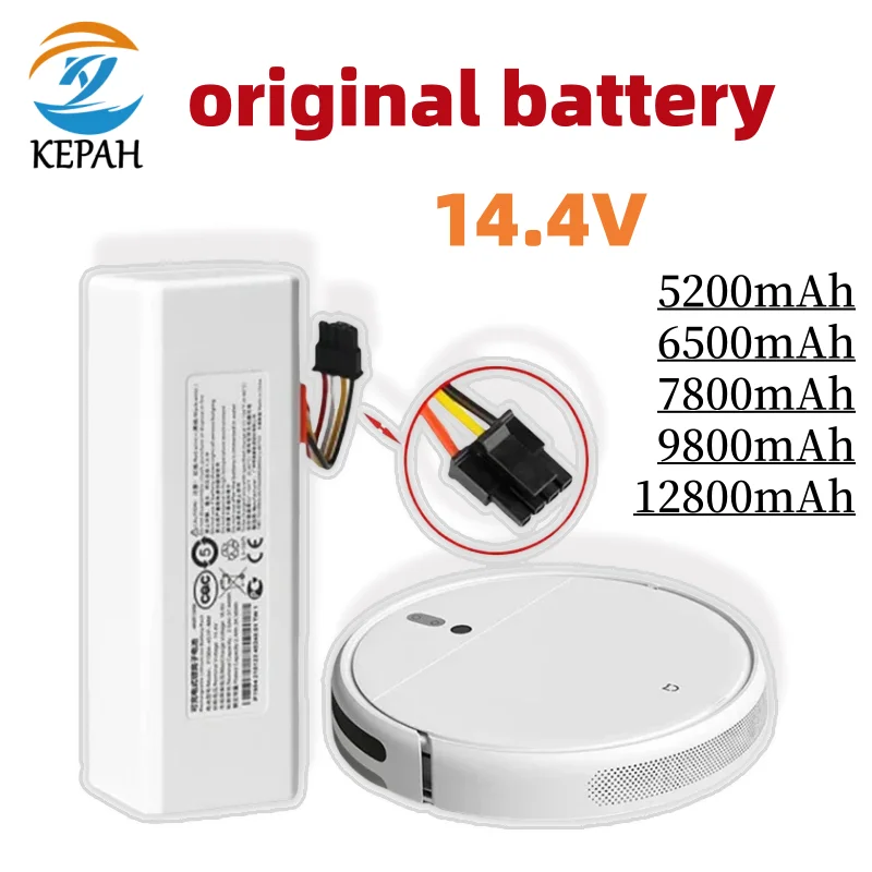 

New 5200/6500/7800/9800/12800mAh 14.4V Lithium-Ion Replacement Battery Sweeping Robot P1904 4S1P MM