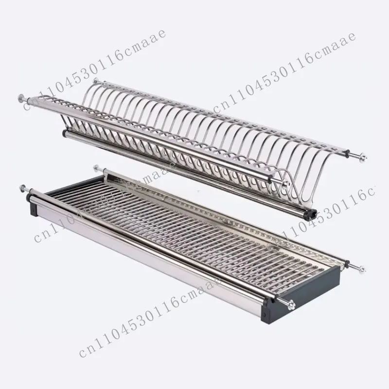 

Stainless Steel Portable Dish Drying Drainer Rack Basket Storage Dish Holder