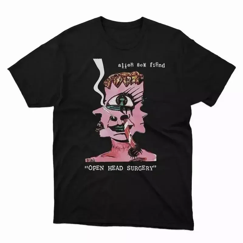 Alien Sex Fiend band Open Head Surgery  T shirt All Size S To 5XL