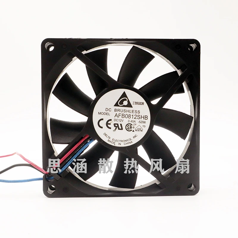 

Ltsf For Delta Electronics AFB0812SHB DC 12V 0.4A 80x80x15mm 3-Wire Server Cooling Fan 8cm