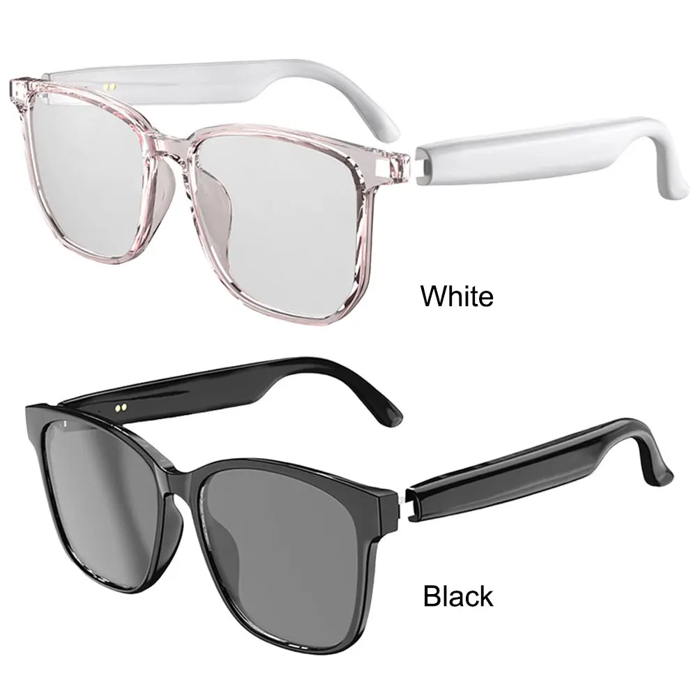 

Smart Glasses Wireless Earbuds Automatic Voice Translation AI Glasses Support 75 Languages BT 5.4 for Travel Business Meeting