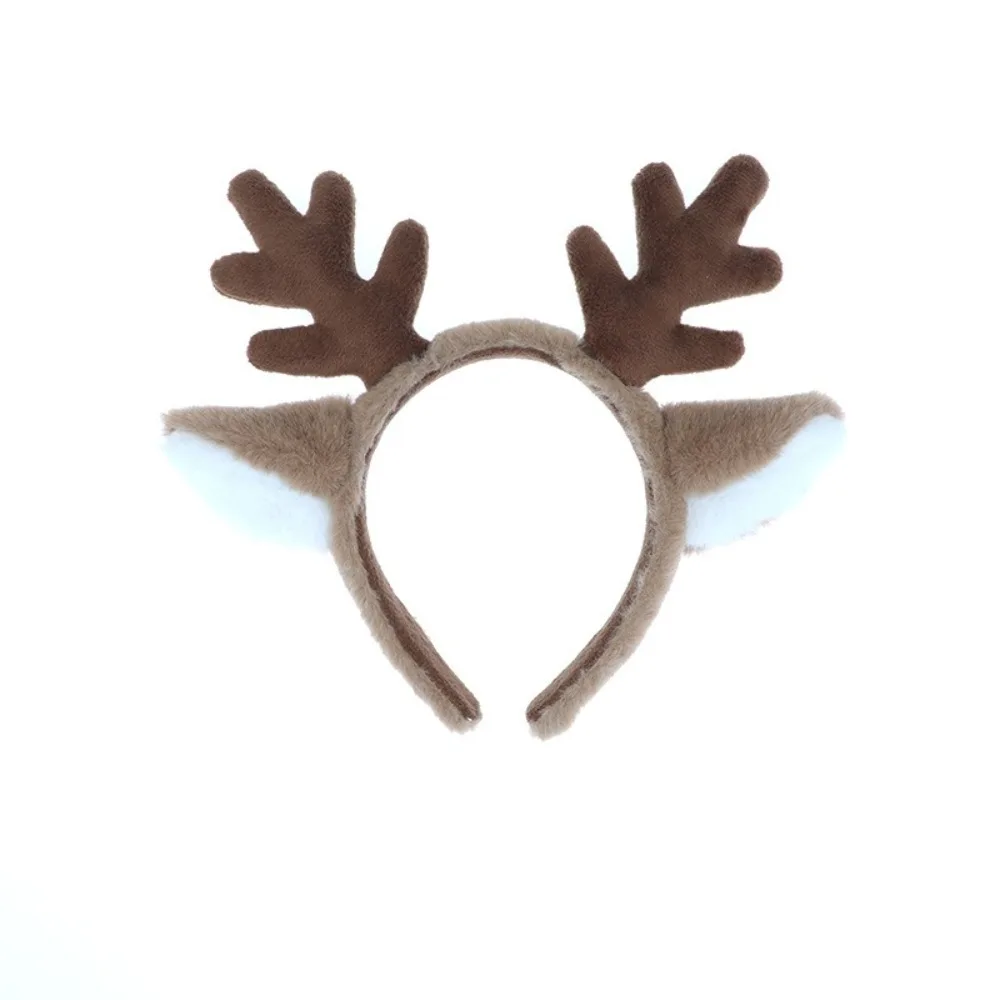 ソフトクリスマスヘッドバンドふわふわコスプレ小道具鹿耳ヘアフ - Reindeer Antlers Headband のレビューと価格