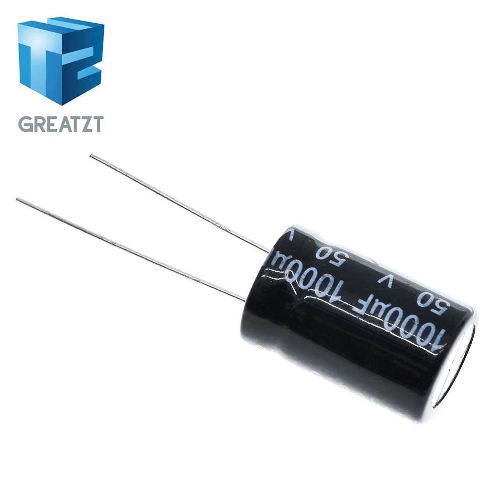 GREATZT 10/30pcs Aluminum electrolytic capacitor 1000uF 50V 13 * 20 mm frekuensi tinggi Radial Electrolytic kapasitor