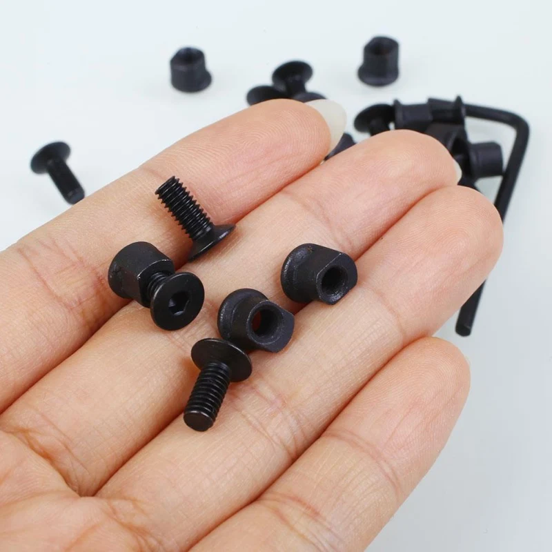 

20Pcs/Lot Men Metal Screw and Nut Replacement Set Fit M-LOK Rail Sections For Hunting Keymod Rail Sections Accessories