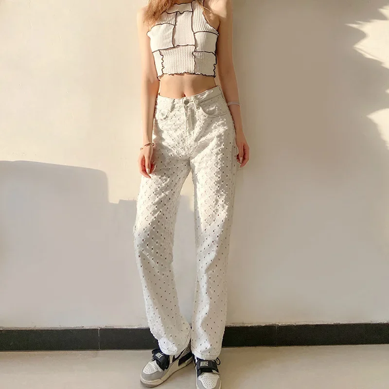 

2023 New Y2k Fashion Loose Wide Leg Jeans for Women Low Waist Pants Fashion Spring Autumn Trousers Streetwear Cool Super Size