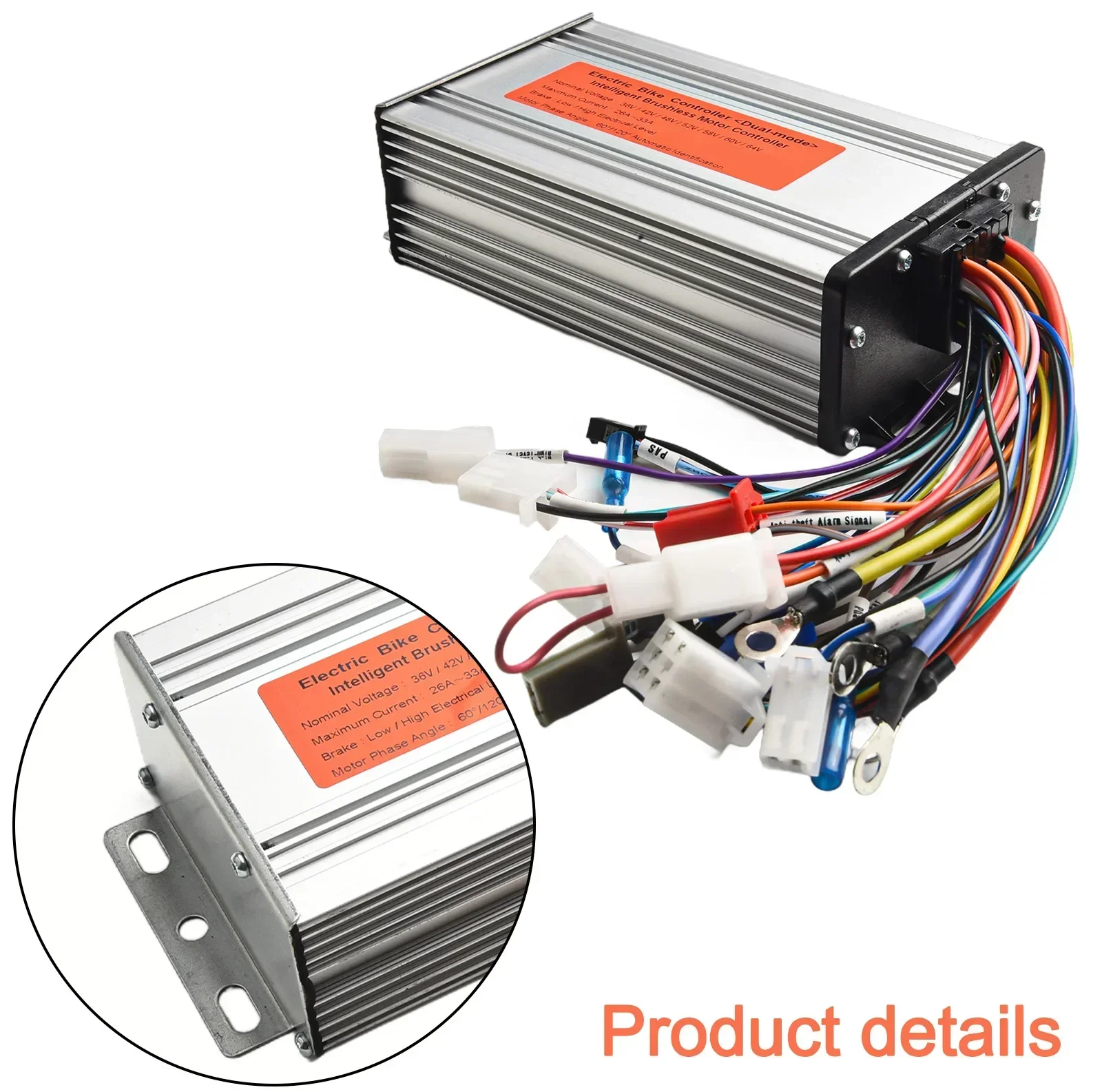 

Premium 24V-60V Brushless Motor Controller 500W-800W Capacity For Electric Bicycle With Dual-Mode Intelligence 2-3 Wheel Vehicle