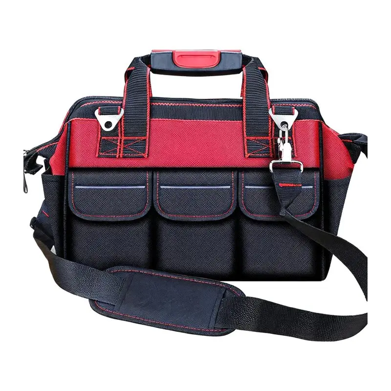 Electrician Portable Storage Tool Bag, Plumber's Bag, Large Capacity Thickened Oxford Cloth