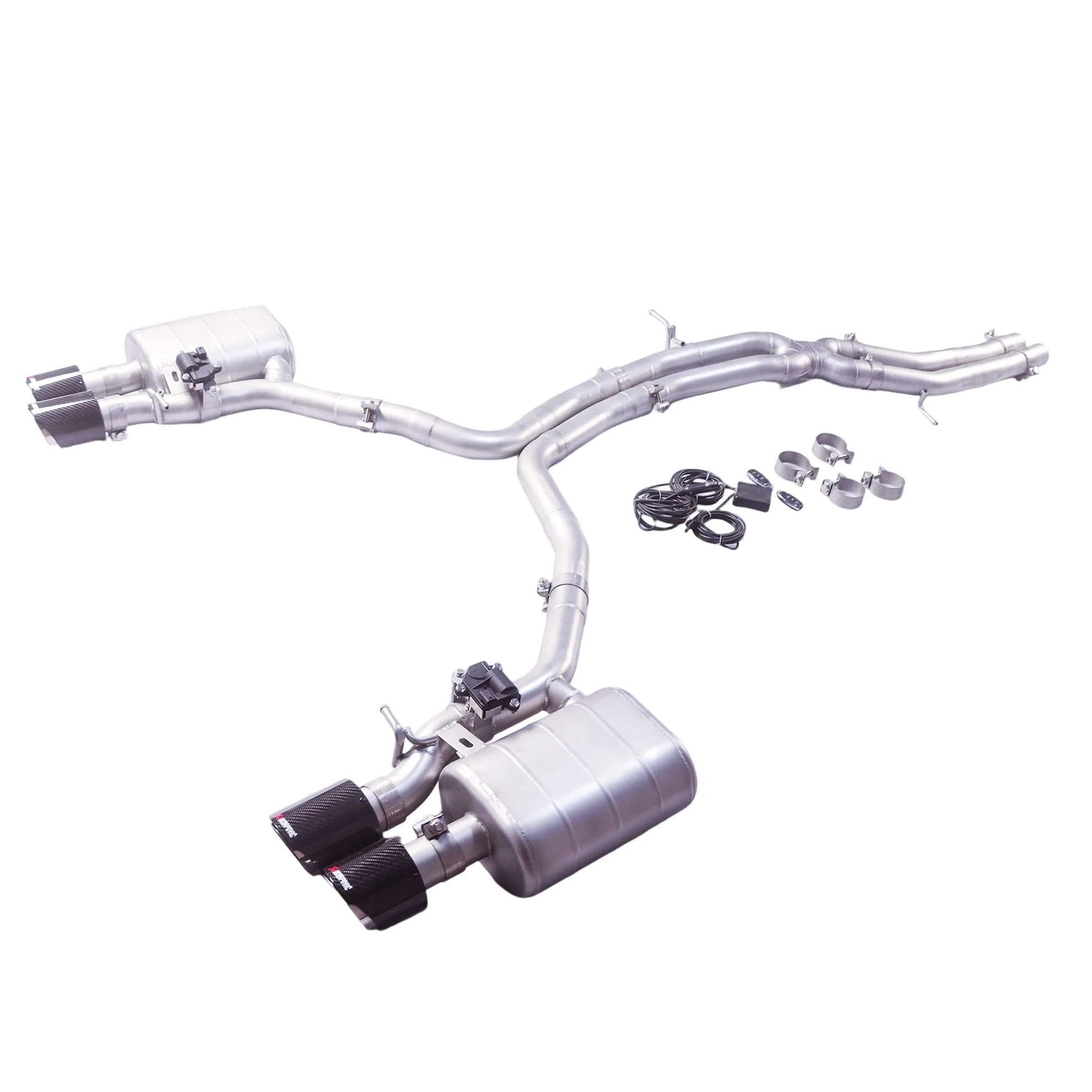 

[Customized Product] Suitable for 2022 Audi S5 S4 B9 3.0T 304 Stainless Steel Catback Valvetronic Exhaust System