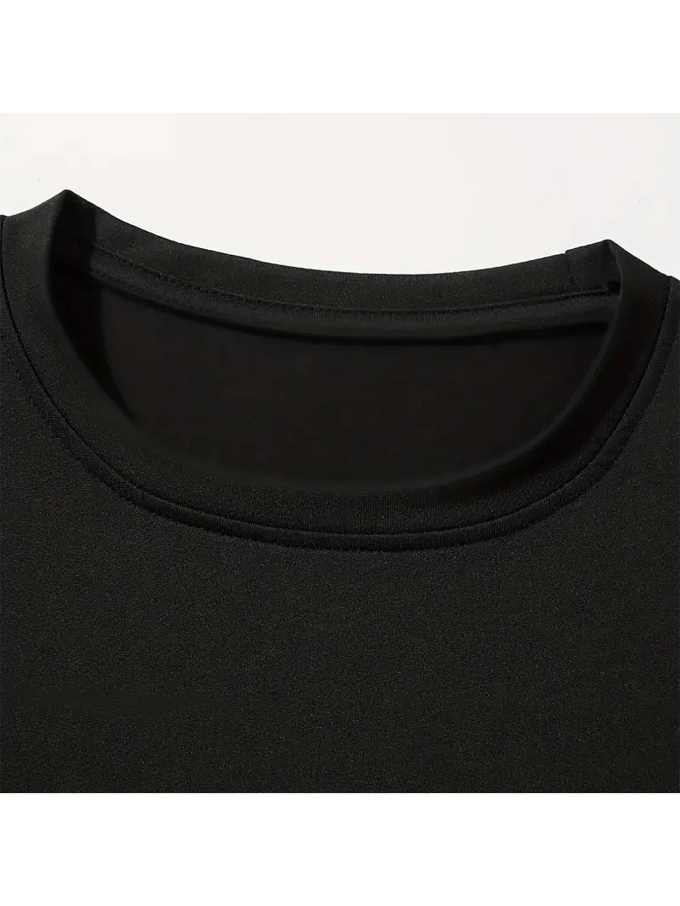 تي شيرت رجالي كاجوال متعدد الاستخدامات برقبة دائرية، قميص رجالي بنمط طباعة حروف نصية، هدية للرجال