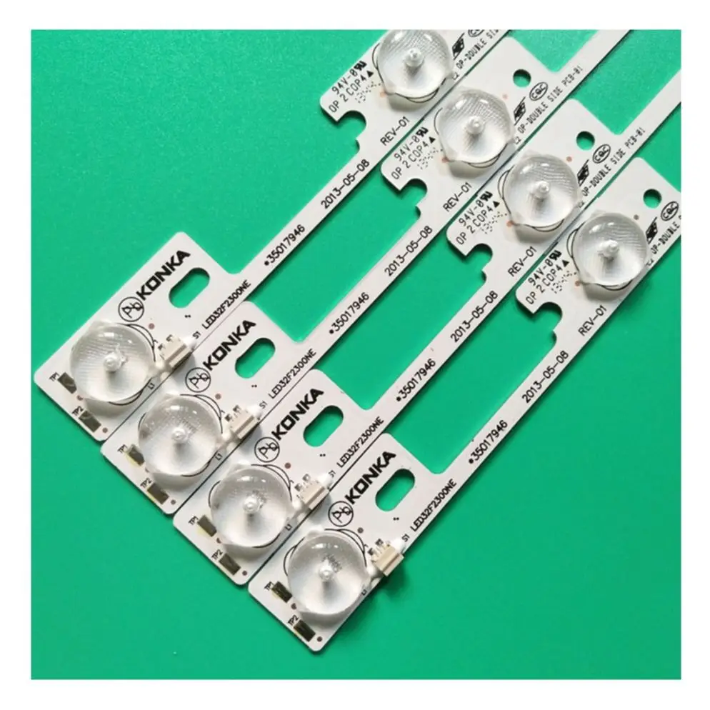 LED Strip for Konka LED32F2300NE, LED32F2300FX, 4 pcs./Lot, 35017946, 35017948, 6 in