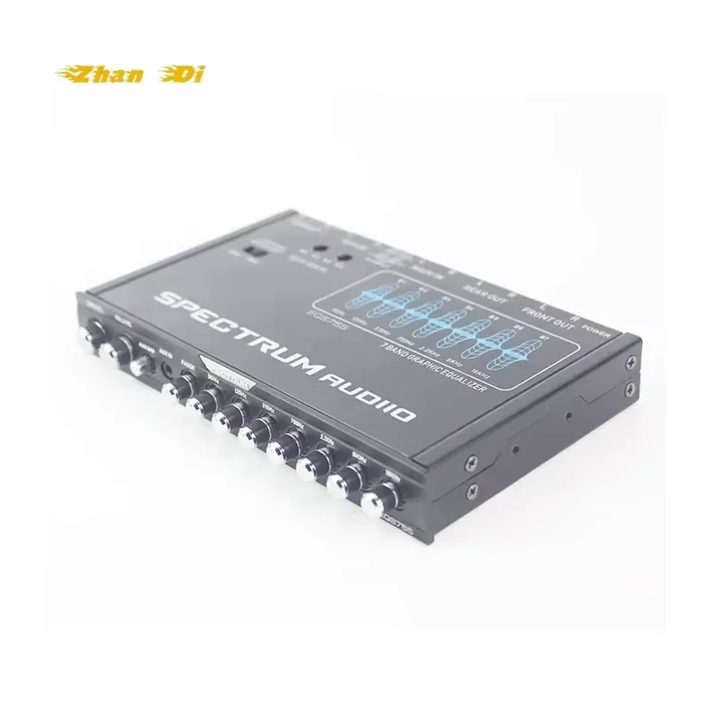 

Factory Direct 7-Band Graphic Equalizer High Fidelity 12V Car Pre-Amplifier with Subwoofer Frequency 1-Year Warranty