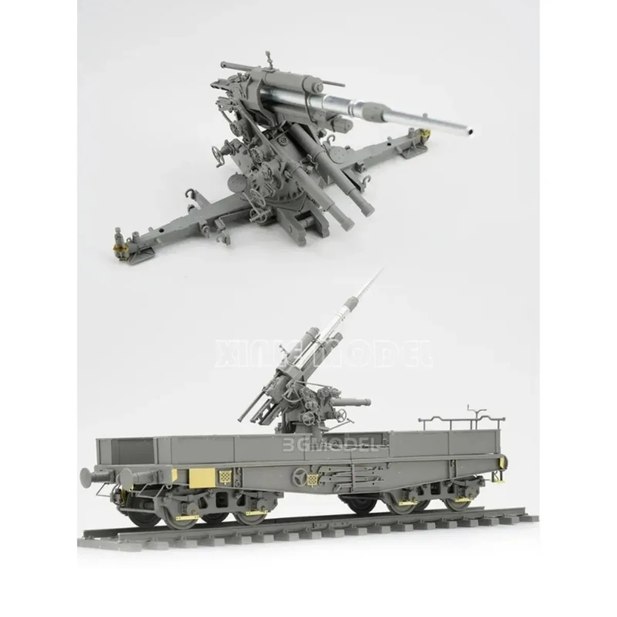 الحدود البلاستيكية تجميعها أطقم منمذجة BT-044 الألمانية 88 مللي متر بندقية فلاك 36 مع SSys Wagon 1/35 #4