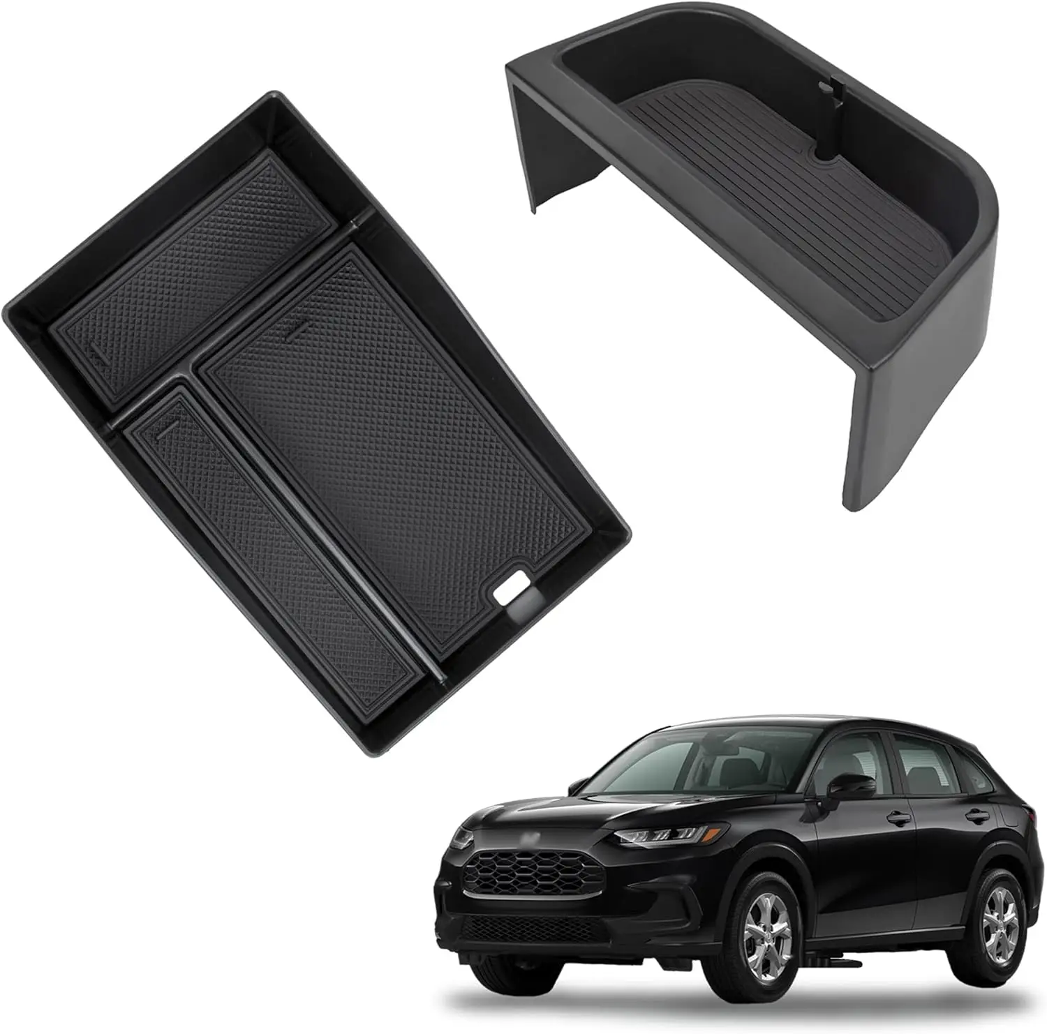 

Center Console Organizer For Honda HR-V 2023-2026 Armrest Tray＆Dashboard Storage Organizer Box For HRV 7-inch 9-inch Screen