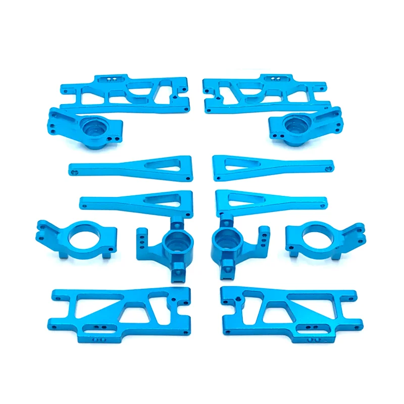 Metal Upgrade Retrofit C-seat Steering Cup Swing Arm 7 Piece Set For WLtoys 104009 12401 12402 12403 12404 12409 RC Car Parts