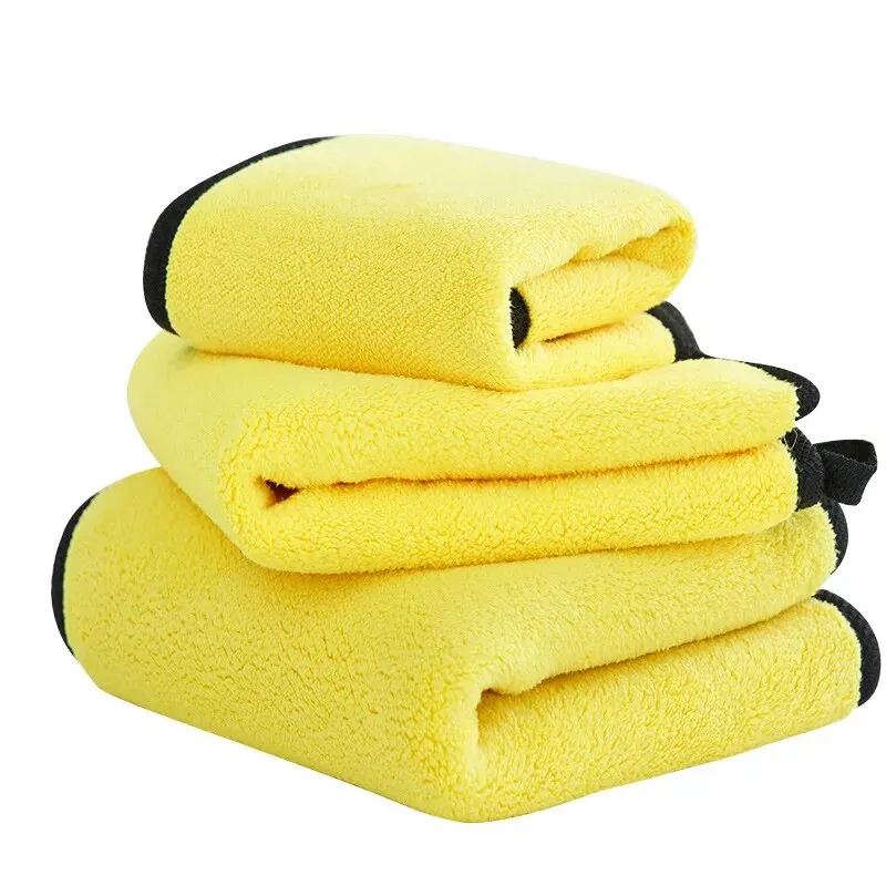 1 Pc Super-Absorbent Double-Sided Car Wash Towels Quick-Drying, Absorbent and Thickened Coral Velvet Car Wash Special Towel