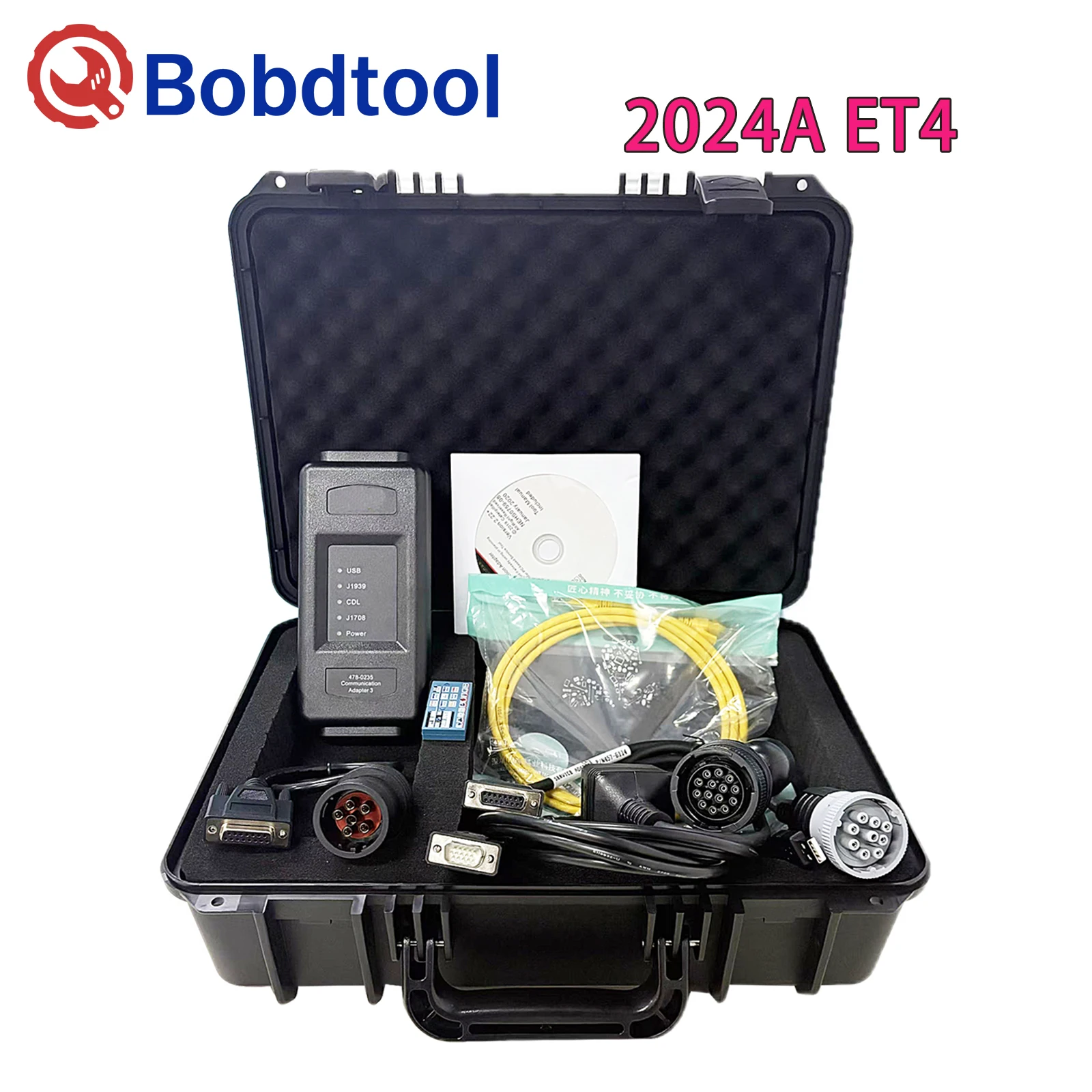 

Высокое качество 2024A CAT ET4 478-0235 2019A 2023A для адаптера диагностического инструмента CAT Truck 4