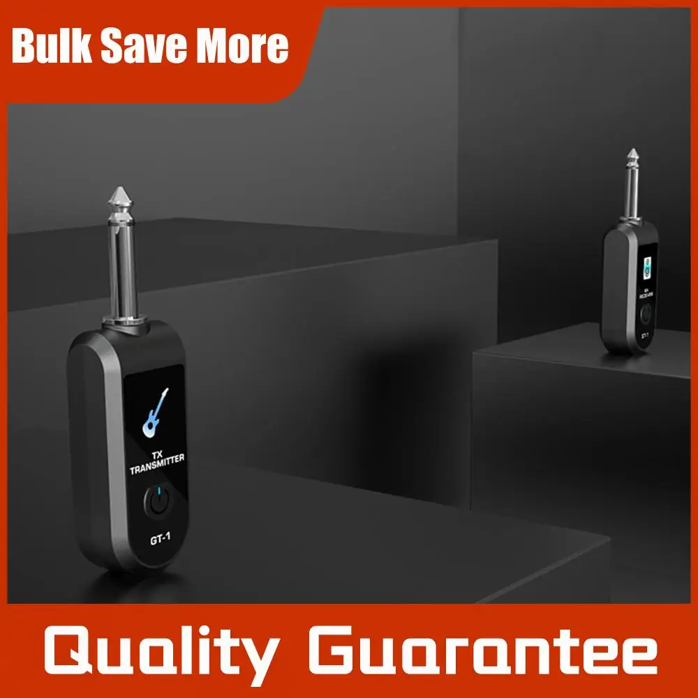 

Беспроводная система передачи сигнала для гитары 2.4G с точной передачей звука, перезаряжаемая цифровая система для электрогитары и бас-гитары