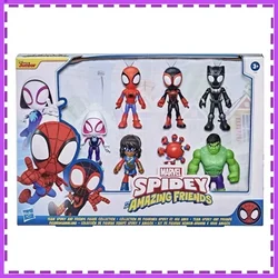 Hasbro Anime Marvel Spidey y sus increíbles amigos Ms.marvel Hulk regalos o colección figuras de acción genuinas modelo Juguetes