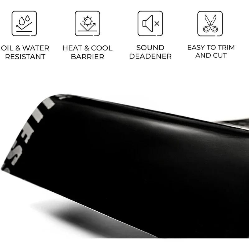 حصيرة خففت صوت السيارة 3 في 1 200 مل 25 قدم مربع - بوتيل ميت صوت السيارة عازل للضوضاء مُخفف الاهتزاز