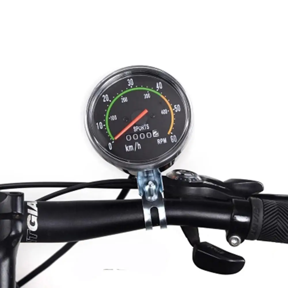 Mechanical Speedometer Universal Classic Bike Mountain Road Cycling Odometer Stopwatch Waterproof Bicycle Tachometer Gauge