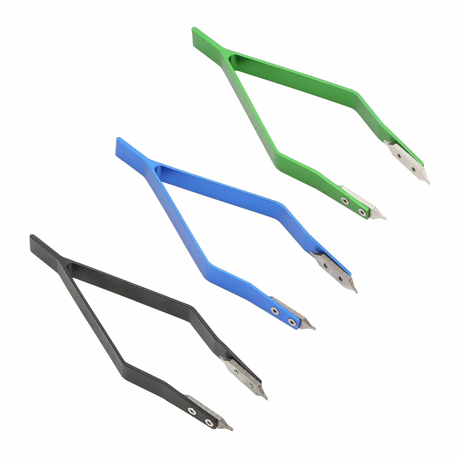 Spring removal tweezers with a V-shaped head V-shaped watch spring bar tweezers watch spring bar tool
