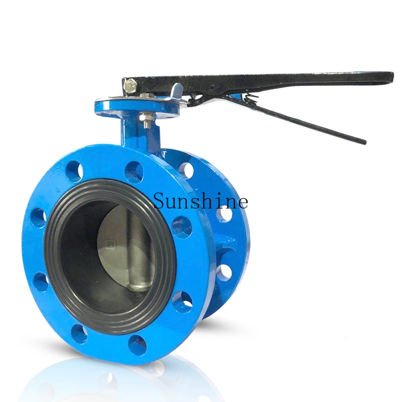 

D41X-16Q Flanged Butterfly Valve Handle Ductile Iron 10 Pressure Good Work Valve DN 65 80 100