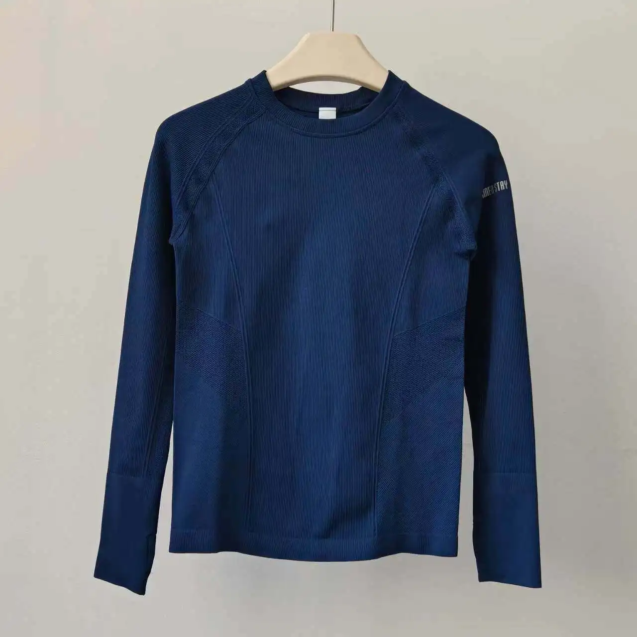 Herbst- und Winter-Yoga-Kleidung, langärmlige Oberteile für Damen, figurbetont, schnelltrocknend, für Sport, Training, Laufen, Pilates und Fitness. – Detail 6