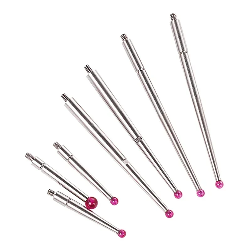 

1PC NEW Ruby Head Dial Gauge Needle M1.4/M1.6/M1.7/M1.8/M2.0 Indicator Probe Measuring Header Height Gauge Probe