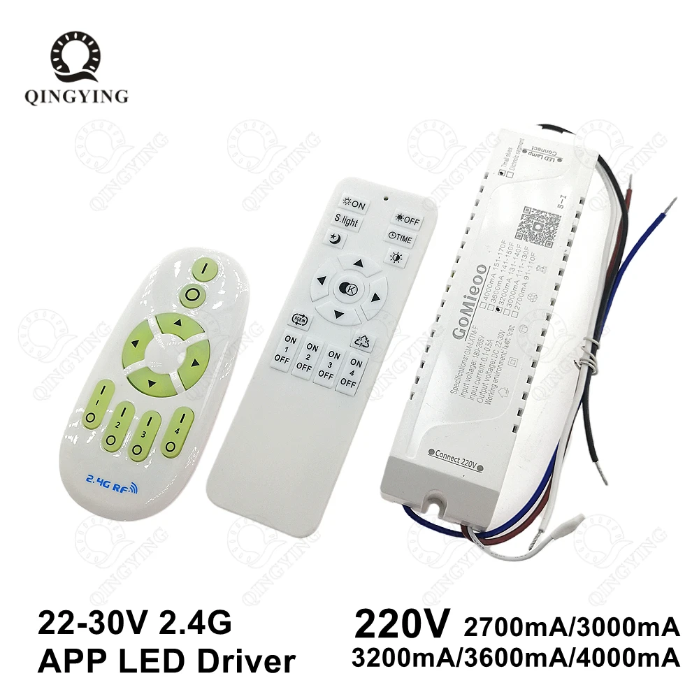 22-30V APP Intelligent LED Driver With 2.4G Remote GM-LXTM-F Two Lines Parallel 2 Color 24V 2700mA 3000mA 3200mA 3600mA 4000mA