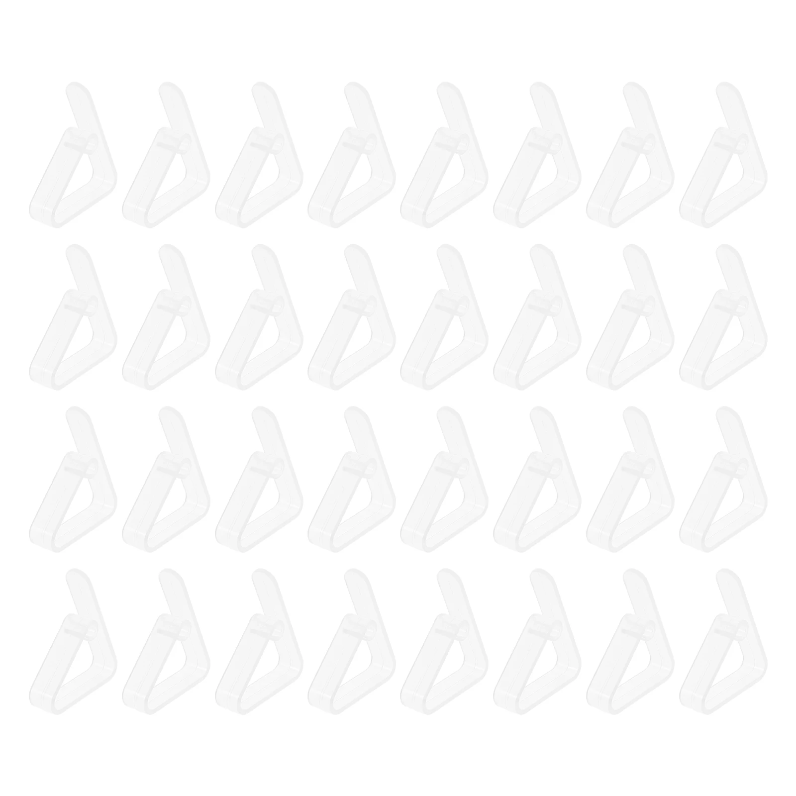 

50Pcs Transparent Tablecloth Clip Plastic Fixator Stable Compression Resistant Table Cover Clamp Table Cloth Clip