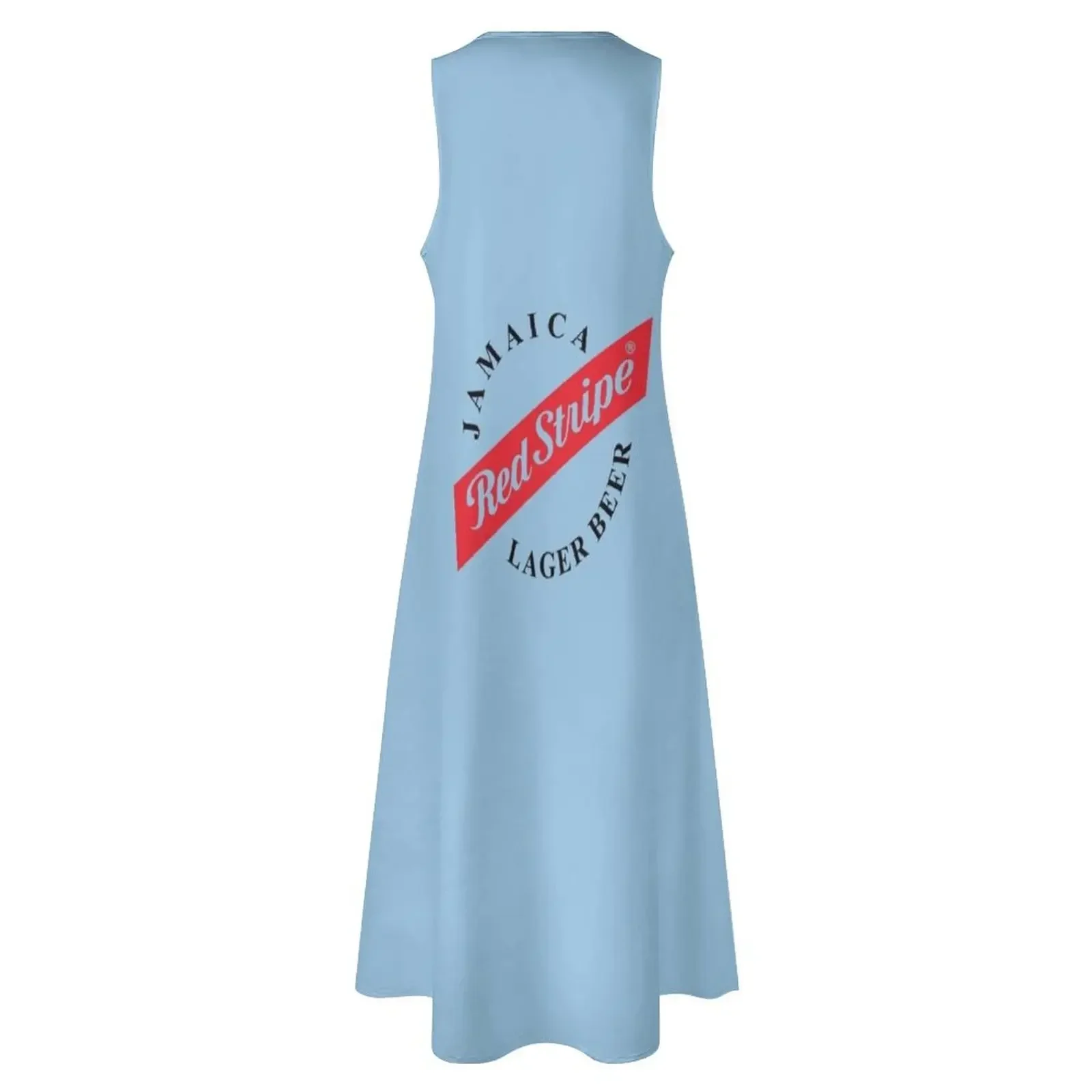 ジャマイカレッドストライプクラシック Tシャツロングドレス女性のイブニングドレス 2025 女性のサマードレス 2025 レディースドレスドレス