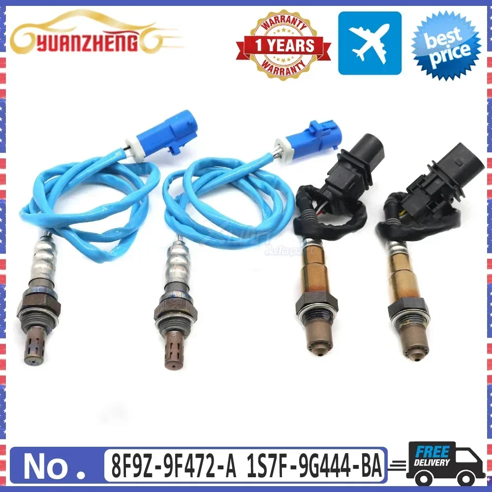 Nuevo 4 Uds nuevo 8F9Z-9F472-A 1S7F-9G444-BA Sensor Lambda de oxígeno O2 trasero para Ford Flex Taurus Lincoln Mercury MONDEO 2008-2015