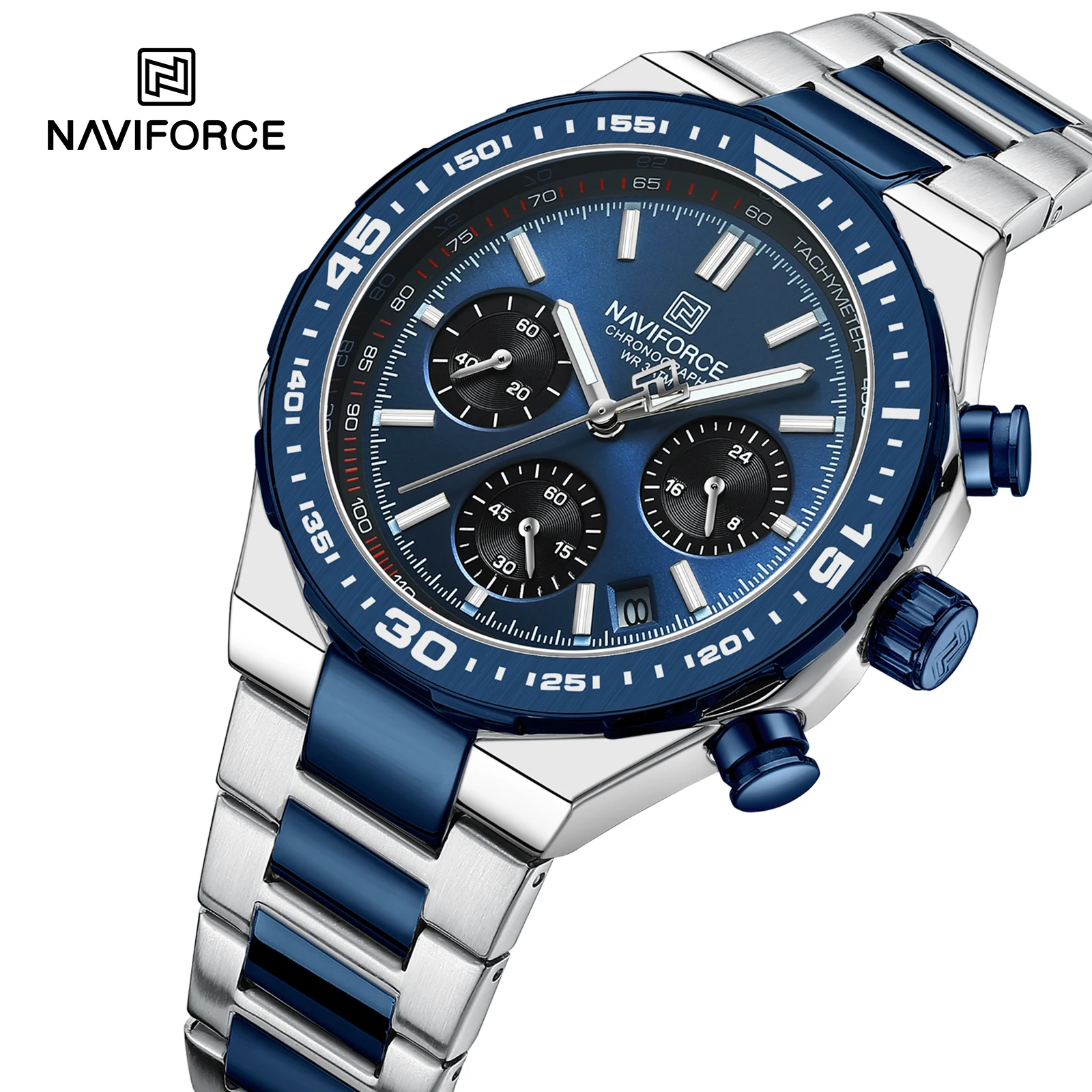 Top Brand NAVIFORCE Men Quartz Galendar Watches High Quality Waterproof Wristwatches Male Fashion Business Casual Clock in 2024