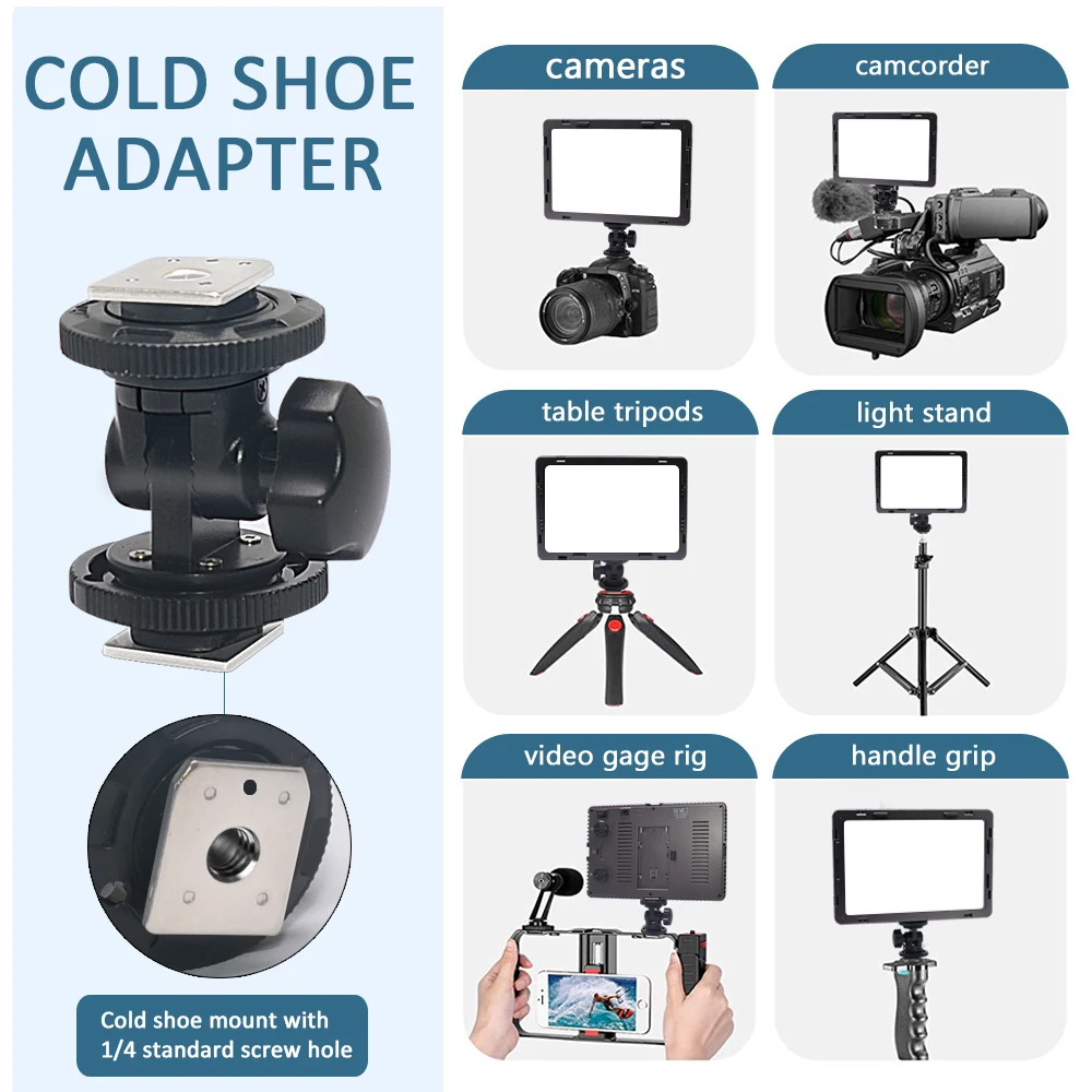 Mcoplus-led 조명 비디오 사진 영상 촬영 필라이트 CRI95 + RBG 램프, 캐논 니콘 소니 후지 카메라 유튜브 틱톡 브이로그용